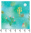 Desert Dreams - Cactus Landscape - Blue/Multi - Yardage