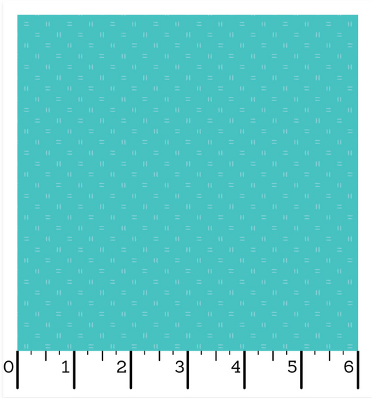 Desert Dreams - Dash Dots - Blue - Yardage