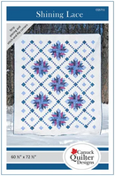 Shining Lace Quilt Pattern 60.5" x 72.5"