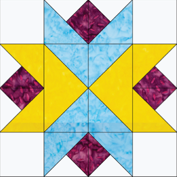 06/23/26 Framed Star Block ONLINE