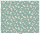 Terrace Blooms - Bouquets - Blue - Yardage
