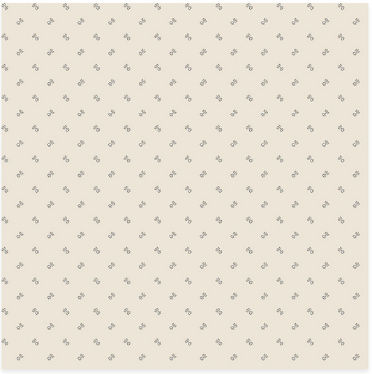 Terrace Blooms - Dot Bud - Cream - Yardage