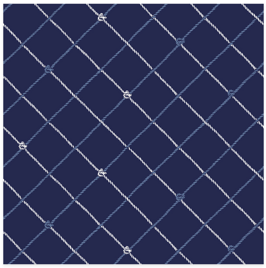 Regatta Days - Ropes - Blue - Yardage