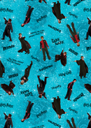 Harry Potter 2nd Edition - Harry's Spells - Turquoise - Yardage