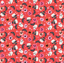 Not Scary - Going Batty - Orange - Yardage
