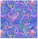 Brush of Iris - Violet Muse - Multi - Yardage