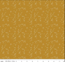 Petals & Hazel - Hearts - Butterscotch - Yardage