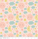 Love You To The Moon - Nighttime - Blush - Yardage