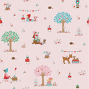 Whimsical Woodland - Main - Pink - Yardage