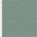 Tilda - Village Life - Mae - Teal - Yardage