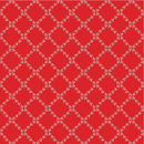 Whimsical Woodland - Lattice - Red - Yardage