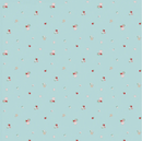 Whimsical Woodland - Mushrooms - Aqua - Yardage