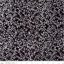 Flora Noire - Licorice Candy - Black - Yardage