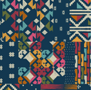 Cotton Canvas Print - Azella - Boho - Yardage