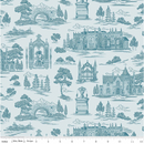 Northanger Abbey - Abbey - Blue - Yardage