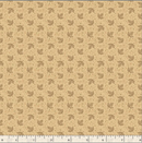 Midnight Cheddar - Transparents Leaves - Tan - Yardage