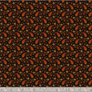 Midnight Cheddar - Paisley Parade - Black - Yardage