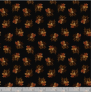 Midnight Cheddar - Leaf Peeping - Black - Yardage
