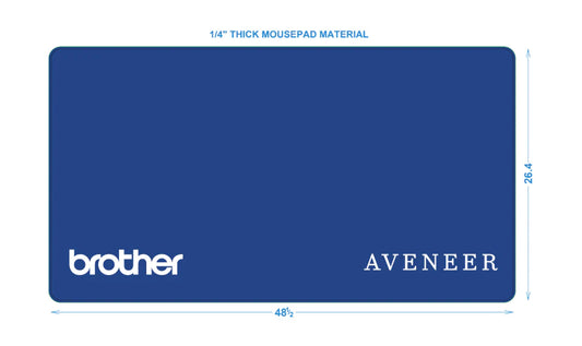 Brother Antivibration Mat Aveneer 1/4" Mat (26.4" x 48.5") EV1MATLGE