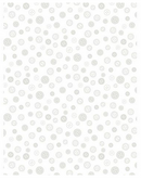 Sew Happy 2 Button Toss White on White Fabric