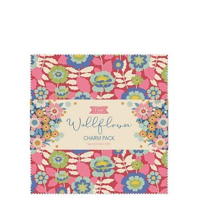 Tilda - Wallflower Charm Pack 5in Squares, 40pcs