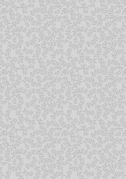 Tiny Tonals Olive Tree Grey on Grey Yardage