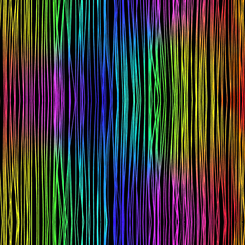 Prism Color Stripes Multi Yardage
