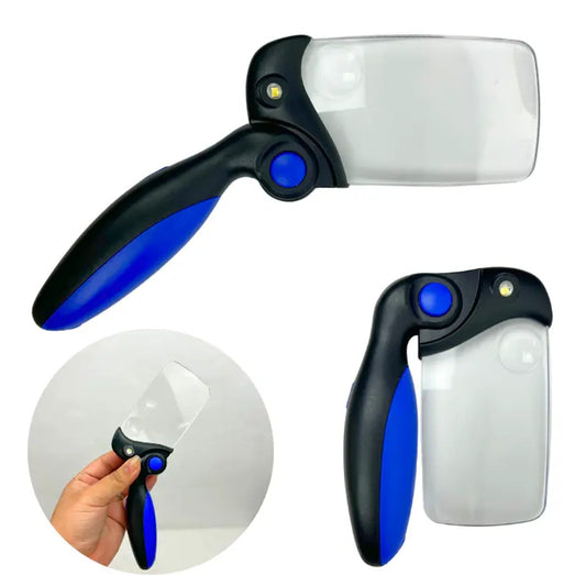 Deluxe Lighted Magnifying Glass (Dual Magnification)