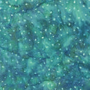 Sparkly Christmas Batik - Twinkle - Teal - Yardage