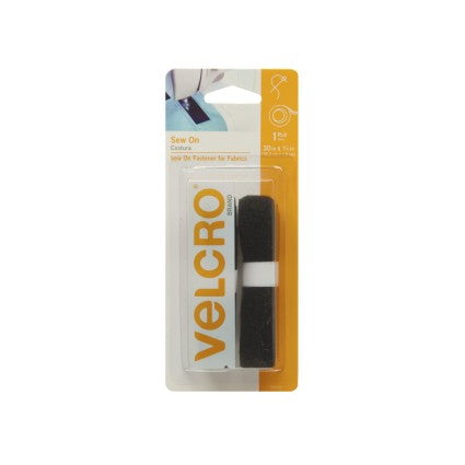VELCRO® Brand Sew On Fasteners Black (30" x 3/4")