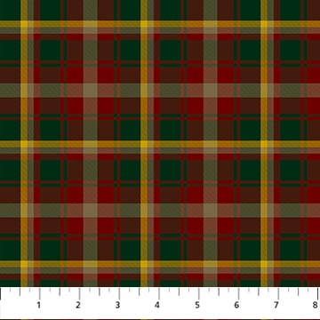 Tartan Traditions Canada Red Multi Fabric