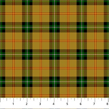 Tartan Traditions Yellow Multi Saskatchewan Fabric