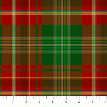 Tartan Traditions Red Multi New Brunswick Fabric