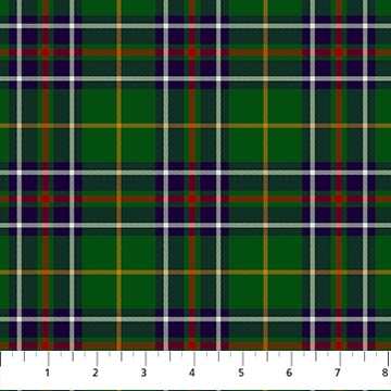 Tartan Traditions Green Multi Newfoundland Fabric