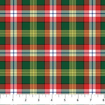 Tartan Traditions NW Territories Green Multi Fabric