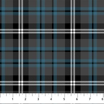 Tartan Traditions Gray Multi Nunavut Yardage