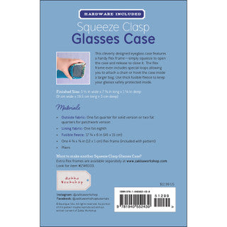 Squeeze Clasp Glasses Case Kit Pattern + Hardware- Pattern