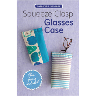 Squeeze Clasp Glasses Case Kit Pattern + Hardware- Pattern