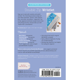 Double Zip Wristlet Kit (Hardware included) - Pattern