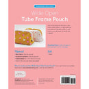 Wide Open Tube Frame Pouch  (Metal tube frame included) - Pattern