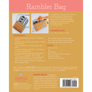 Rambler Bag Kit (Hardware included) - Pattern