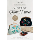 Vintage Floral Purse Kit (include Metal Gold Purse Clasp) - Pattern