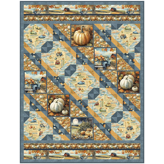 Glorious Fall Layer Cake Quilt Kit - Wilmington Prints Nancy Mink