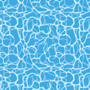 Poolside Purrfection - Liquid Light - Blue - Yardage