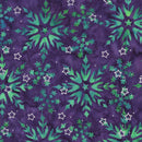 Sparkly Christmas Batik - Star of Bethlehem - Purple - Yardage