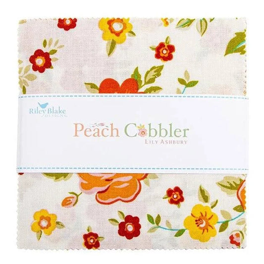 Peach Cobbler - 5" Squares, 42 pcs - Charm Pack