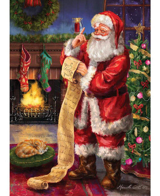 Christmas Wishes PD15040 Digitally Printed 36" x 43" Santa Panel