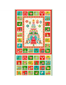 Christmas Brights Advent Calendar  Panel 24 x 44" Makower UK