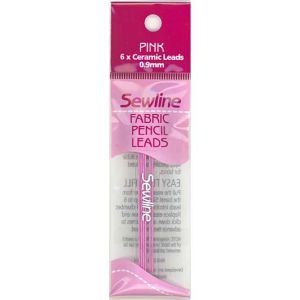 Sewline Fabric Pencil Leads, pink