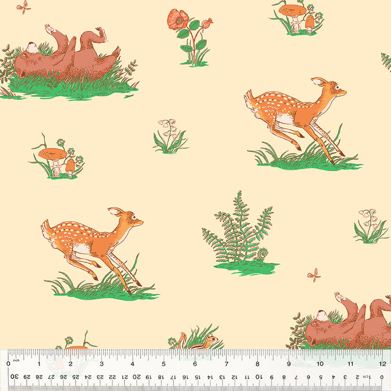 Forestburgh Beargrass Peach Fabric